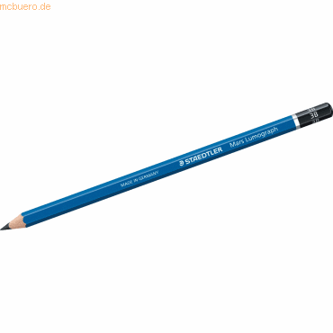 4007817104095 - Bleistift Mars Lumograph 100-3B blau 3B 4007817104095 Staedt