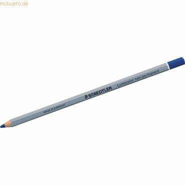 4007817105191 - STAEDTLER Lumocolor non-permanent omnichrom 108 blau Trockenmarker wasserlöslich holzgefasst abwaschbar (108-3)