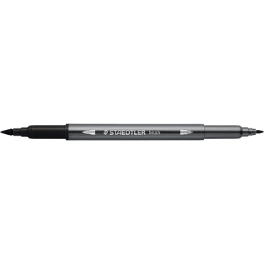 4007817108017 - 10 x Doppelfasermaler wasservermalbar schwarz 4007817108017 - 10 x Doppelfasermaler wasservermalbar schwarz