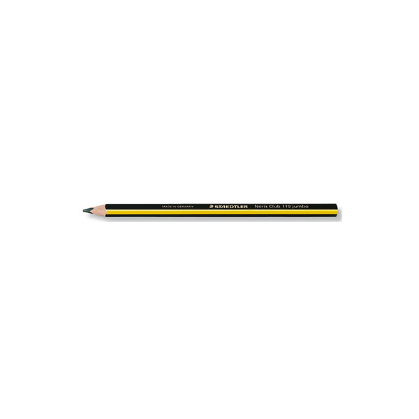 4007817119006 - Bleistift Schreiblernstift Noris Jumbo 119 schwarz gelb HB 4007817119006 Staedtler