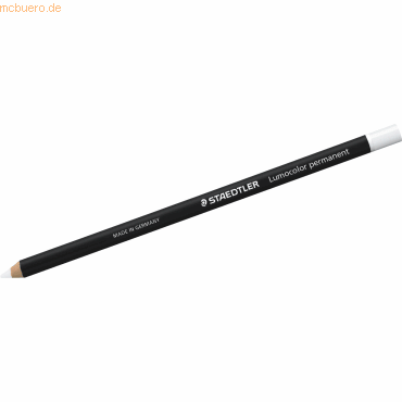 4007817131312 - Trockenmarker 108 glasochrom weiß wasserfest Holz 4007817131312 Staedtler (Lumocolor)