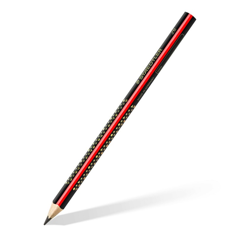 4007817134252 - STAEDTLER Noris Jumbo 1285 Schreiblernstift Bleistift HB schwarz rot 1 St
