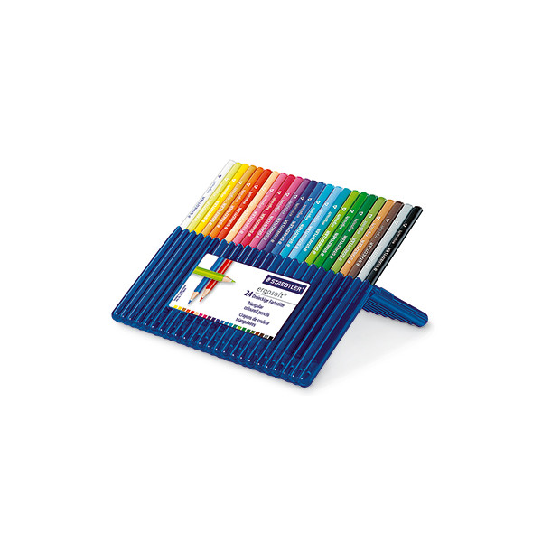 4007817157107 - Buntstift ergosoft sortiert 3mm 24er-Etui 3eckig 4007817157107 24 Stück