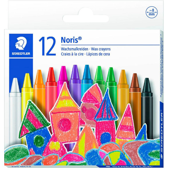 4007817220115 - STAEDTLER Noris Club® 220 Wachsmalkreiden farbsortiert 12 St