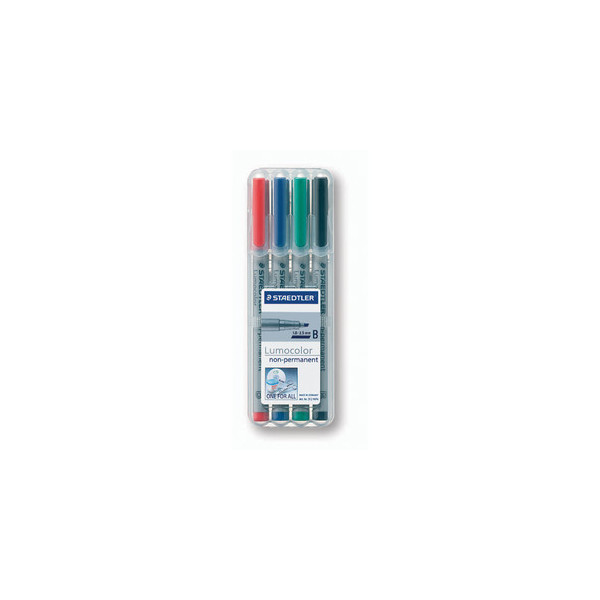 4007817304211 - Folienstift 312 B farbig sortiert 10-25 mm 4er-Etui non-permanent 4007817304211 4 Stück