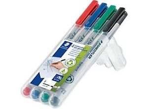 4007817304549 - Folienstift 316 F farbig sortiert 06 mm 4er-Etui non-permanent 4007817304549 Staedtler (Lumocolor) 4 Stück