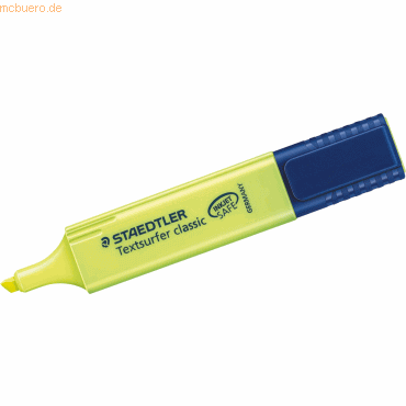 4007817304679 - Textmarker Textsurfer classic 364 364-1 gelb 1-5mm Keilspitze 4007817304679 Staedtler 4007817304679 - Textmarker Textsurfer classic 364 364-1 gelb 1-5mm Keilspitze 4007817304679 Staedtler