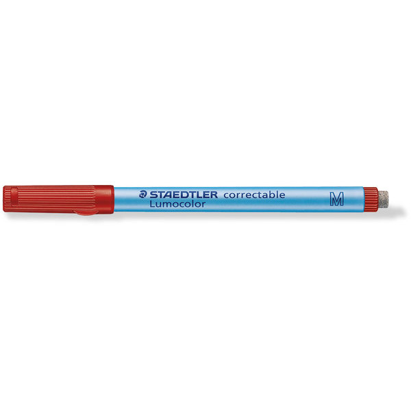 4007817305126 - Folienstift 305 M correctable rot 06 mm non-permanent trocken abwischbar 4007817305126 Staedtler (Lumocolor)