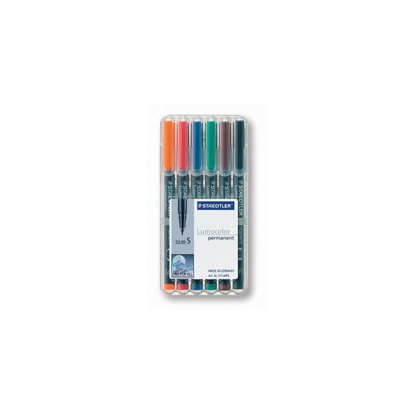 4007817308493 - Folienstift 313 S 6er-Etui sortiert 04 mm permanent 4007817308493 6 Stück