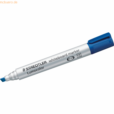 4007817314203 - Boardmarker Lumocolor 351 B 351B-3 blau 2-5mm Keilspitze 4007817314203 Staedtler