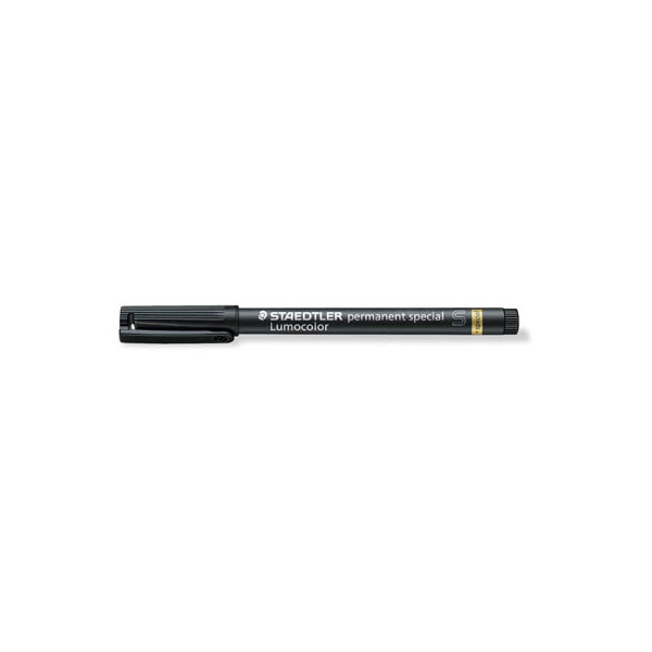 4007817319017 - STAEDTLER Lumocolor Permanente Folienstift Extra Fein Rundspitze ca 04 mm (S) Schwarz 10 Stück