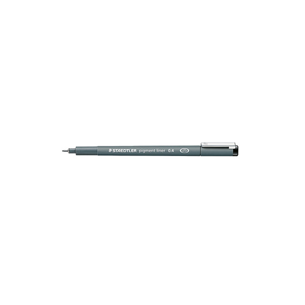 4007817327098 - STAEDTLER pigment liner 308 Fineliner schwarz 04 mm 1 St