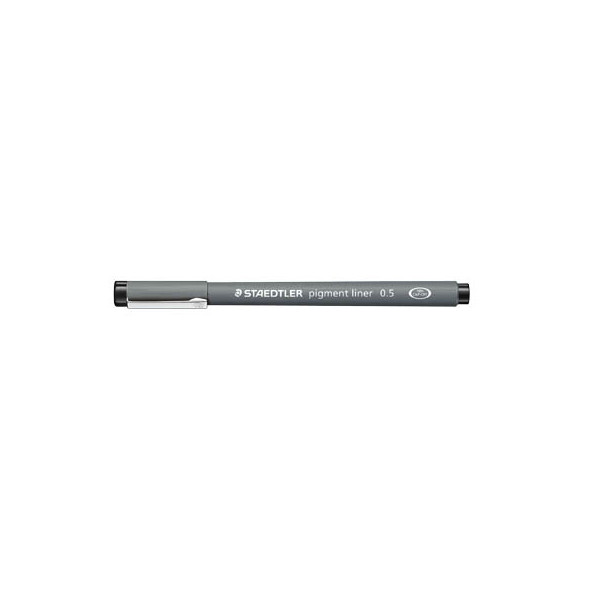 4007817330432 - STAEDTLER pigment liner 308 Fineliner schwarz 05 mm 1 St