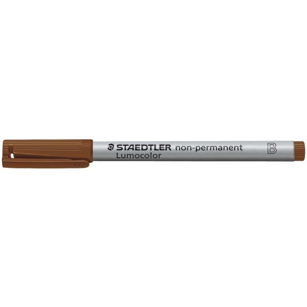 4007817331590 - Folienstift B braun 10-25 mm non-permanent 4007817331590 Staedtler (Lumocolor)