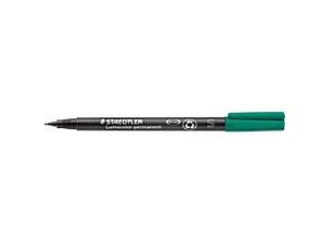 4007817331675 - STAEDTLER Lumocolor Universal 313-2 Rundspitze Faserschreiber Extra Fein Rundspitze 04 mm Grün Nachfüllbar 10 Stück