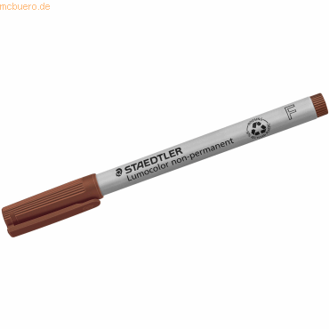 4007817332108 - Folienstift 316 F braun 06 mm non-permanent 4007817332108 Staedtler (Lumocolor)