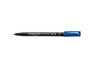 4007817332313 - Folienstift F blau 06 mm permanent 4007817332313 Staedtler (Lumocolor) 10 Stück