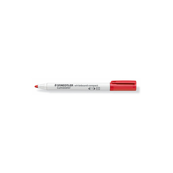 4007817341018 - Boardmarker Lumocolor 341 compact 341-2 rot 1-2mm Rundspitze 4007817341018 Staedtler