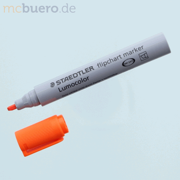 4007817356104 - Flipchartmarker Lumocolor 356 B-4 Stift orange 2-5mm Keilspitze 4007817356104 Staedtler (Lumocolor)