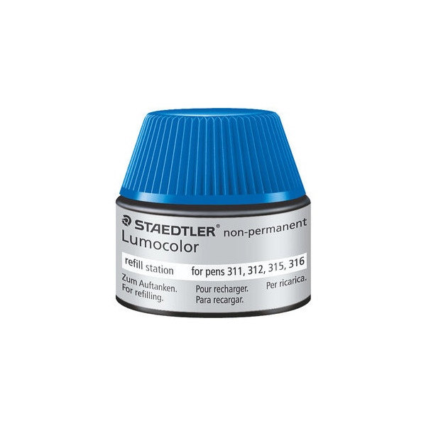 4007817485033 - STAEDTLER 487153 - Nachfüllstation Lumocolor non-permanent Universalstifte blau