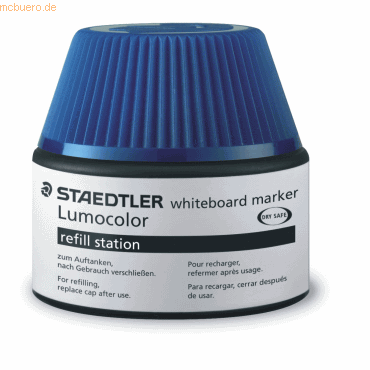 4007817488003 - STAEDTLER Lumocolor Refill-Station 488 51 blau Tankstelle zum Nachfüllen von Whiteboard-Marker 351 - 351B (488 51-3)