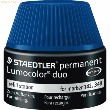 4007817488041 - STAEDTLER Refillstation Lumocolor duo blau