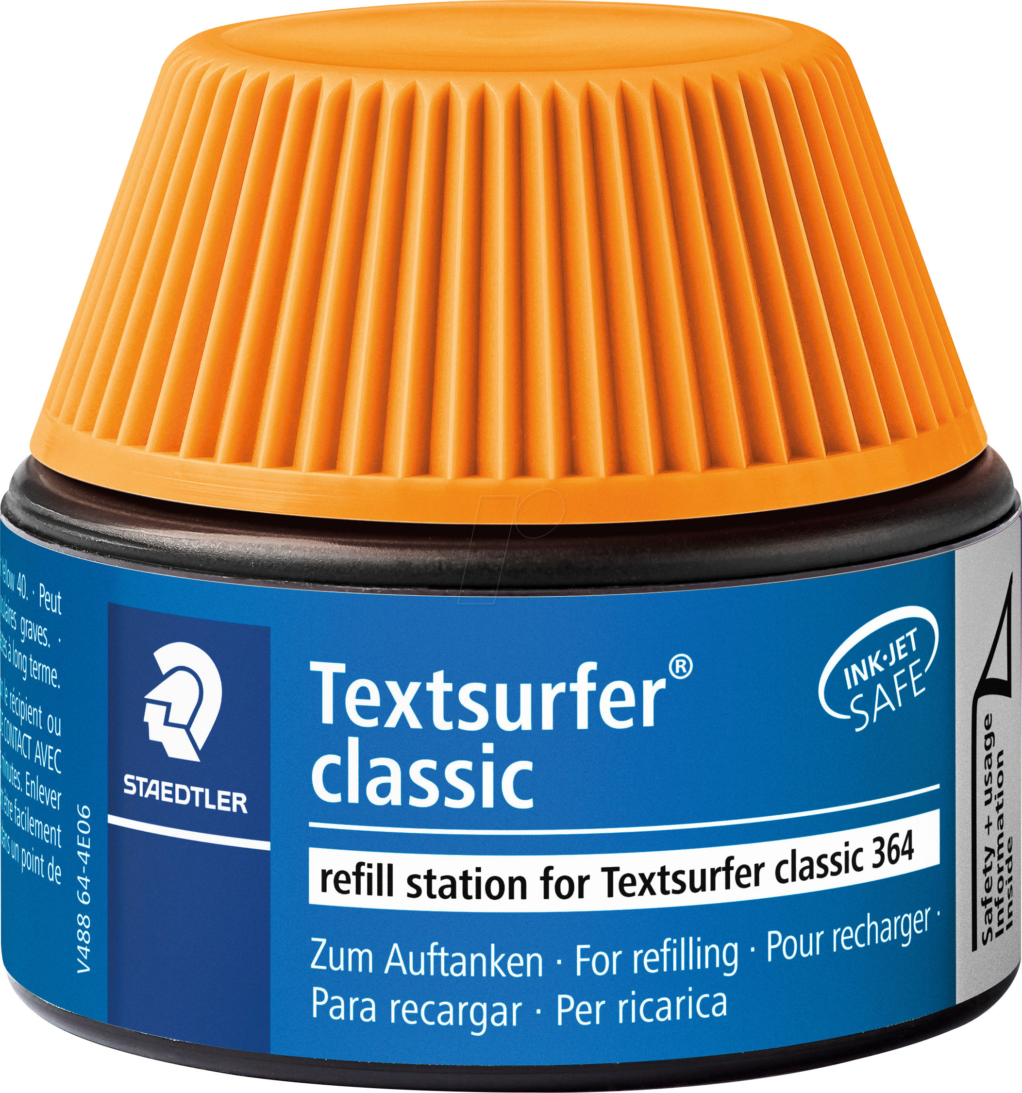 4007817488348 - STAEDTLER 488644 - Nachfüllstation Textsurfer 364 orange