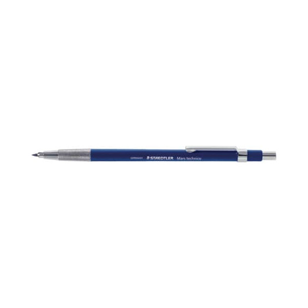 4007817737866 - STAEDTLER Fallminenstift Mars technico 780 C für 2 mm Minen mit Clip und Drücker Griffzone aus Metall (780 C)