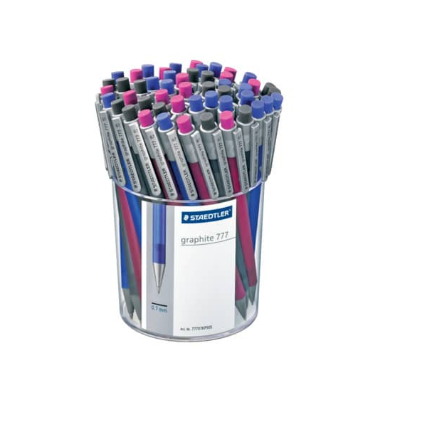 4007817777510 - Druckbleistift Druckbleistift 77707KP50 50x farbig sortiert 07mm HB 4007817777510 Staedtler