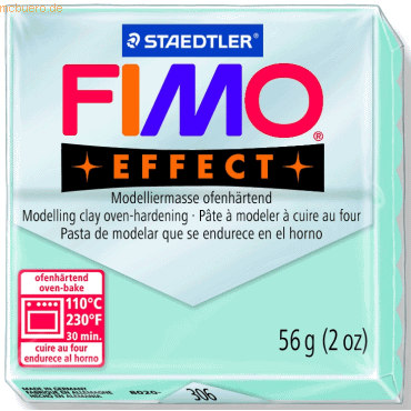 4007817802205 - 6 x Modelliermasse Fimo effect Kunststoff 56 g eiskristallbl