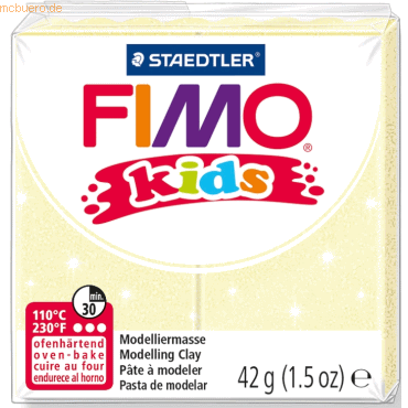 4007817804926 - kids Modelliermasse ofenhärtend pearl-hellgelb 42 g