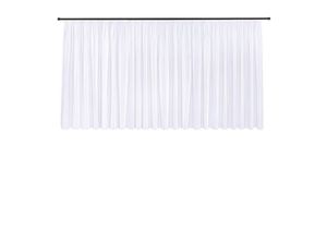 4007863652960 - Gardine Alina Gardinen Gr 150 cm Smokband 600 cm weiß Smokband Pflegeleichte matte Effekt-Webware