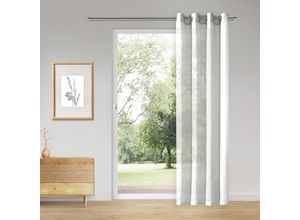 4007863698364 - Vorhang Dalia Gr 1 beige (creme) B145cm H245cm Polyester Gardinen SB-Ösenschal Dalia