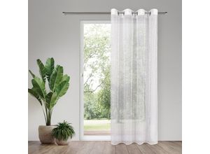 4007863700364 - Vorhang Bodo Gr 1 grau (hellgrau) B140cm H245cm Polyester Gardinen SB-Ösenschal Bodo