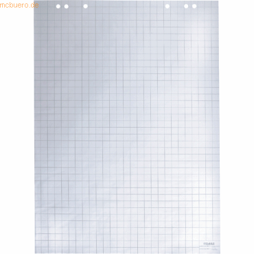 4007885450278 - 5 x Flip-Chart-Block 68x95cm kariert Recycling 20 Blatt