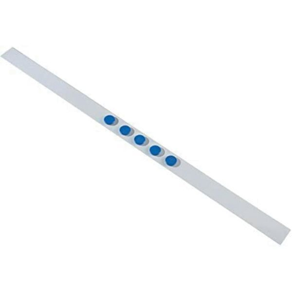 4007885913650 - Magnetleisten-Set weiß mit 5 blauen Magneten 100x5cm 4007885913650 Dahle