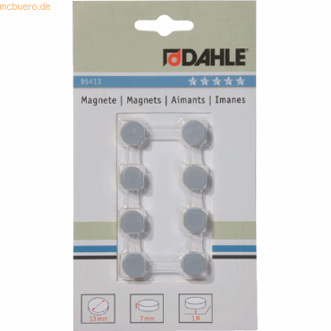 4007885984131 - 10 x Magnete 13mm grau VE=8 Stück 4007885984131 - 10 x Magnete 13mm grau VE=8 Stück