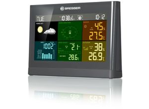 4007922067476 - BRESSER 5-in-1 Comfort Wetterstation mit Farbdisplay Farbe grau