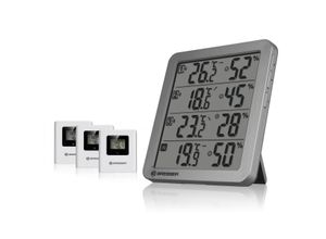 4007922093871 - Quadro NV Thermo-  Hygrometer anthrazit Zimmerthermometer Luftfeuchtigkeitsmessgerät