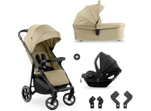 4007923149256 - Kinder-Buggy HAUCK Shop N Care Trio Set grün (olive) Baby Kinderwagen inkl Babyschale Babywanne und Adapter