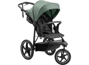 4007923274187 - Dreirad-Kinderwagen HAUCK Runner 3 Jungle Green grün (jungle green) Baby Kinderwagen Jogger-Kinderwagen mit XXL-Lufträdern u Handbremse  bis 22 kg belastbar