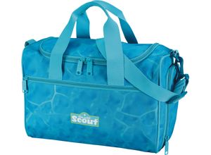 4007953459318 - Scout® Sporttasche Zweiwegereißverschluss Seitentasche 16 Liter für Kinder blau