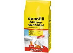 4007955031031 - Decofill Füllspachtel innen außen kunstharzverstärkt Zementbasis 5kg - Decotric