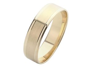 4007972351327 - Trauring FIRETTI Schmuck Geschenk Gold 375 Hochzeit Ehering LIEBE Fingerringe Gr 165 ohne Brillanten Gelbgold 375 6 mm goldfarben (gelbgoldfarben) Made in Germany wahlweise mit oder ohne Brillanten Bestseller