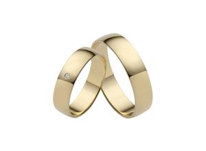 4007972357169 - Trauring FIRETTI Schmuck Geschenk Gold Hochzeit Ehering LIEBE Fingerringe Gr 165 ohne Brillant Gelbgold 375 5 mm gelb (gelbgoldfarben) Trauringe Made in Germany wahlweise mit oder ohne Brillant