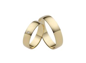 4007972357268 - Trauring FIRETTI Schmuck Geschenk Gold Hochzeit Ehering LIEBE Fingerringe Gr 165 ohne Brillant Gelbgold 585 5 mm gelb (gelbgoldfarben) Trauringe Made in Germany wahlweise mit oder ohne Brillant