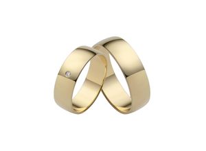 4007972357763 - Trauring FIRETTI Schmuck Geschenk Gold Hochzeit Ehering LIEBE Fingerringe Gr 165 ohne Brillant Gelbgold 375 6 mm gelb (gelbgoldfarben) Trauringe Made in Germany wahlweise mit oder ohne Brillant