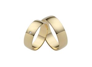 4007972357862 - Trauring FIRETTI Schmuck Geschenk Gold Hochzeit Ehering LIEBE Fingerringe Gr 165 ohne Brillant Gelbgold 585 6 mm gelb (gelbgoldfarben) Trauringe Made in Germany wahlweise mit oder ohne Brillant