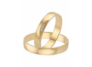 4007972375859 - Trauring FIRETTI Schmuck Geschenk Gold 375 Hochzeit Ehering LIEBE Fingerringe Gr 165 002 ct SI = kleine Einschlüsse mit Brillanten Gelbgold 375 35 mm gelb (gelbgoldfarben) Trauringe Made in Germany wahlweise mit oder ohne Brillanten