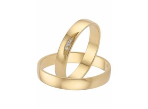 4007972375958 - Trauring FIRETTI Schmuck Geschenk Gold 375 Hochzeit Ehering LIEBE Fingerringe Gr 165 ohne Brillanten Gelbgold 375 35 mm gelb (gelbgoldfarben) Trauringe Made in Germany wahlweise mit oder ohne Brillanten